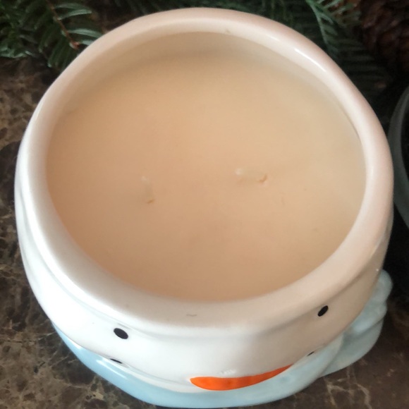 Rae Dunn WISH Snowman Candle (XL), midnight snow scent - Picture 3 of 5